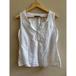 F&F Linen Blend Top Size 12